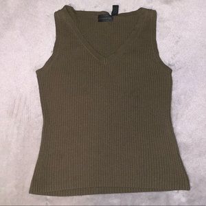 Ribbed Knit Vest
